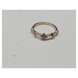 Gold Tone Ring Sz 7