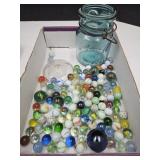 Pint SZ Jar Vintage Marbles