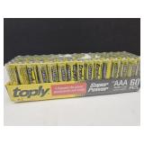60 New AAA Batteries