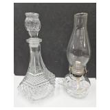 Wexford Liquor Decanter & Finger Oil Lamp