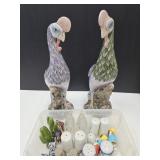 Vintage Salt & Pepper Shakers & Peacocks