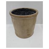 Primitive Salt Glazed 2 Gal? Crock