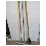 Lawn & Garden Tools Edger  & Rack Thatcher