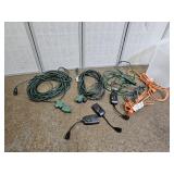 50 Ft Extension Cord, 25 ft, Outlets & Sm Cords