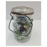 PT  Size Ball Jar Vintage Marbles