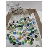 PT Size Ball Jar Vintage Marbles