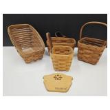 Longaberger Baskets Up to 10" Long