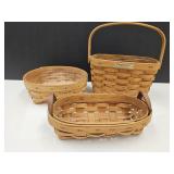 Longaberger Baskets Up to 7.5" wide