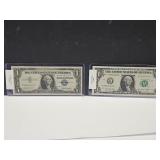 1957 $1 Silver Certificate & 2021 Star Note