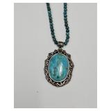 Sterling Silver Turquoise Necklace