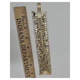Gold Tone Mesh Bracelet