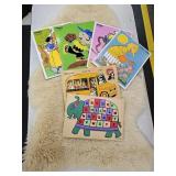 Lamskin Rug & Play School Puzzle Lot