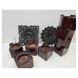 Ornate Trivet & Candle Holder Lots