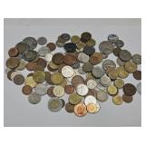 Large Lot of Foreign Money Coins