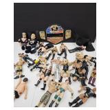 Lot Of Toy Wrestling Figures