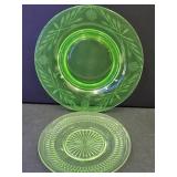 2 Uranium Plates Up To 8" Wide