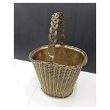 Heavy Metal Brass Basket 10.5x8.5"