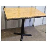 Nice Table with Metal Base 37 x29 x 30" high