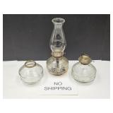 1 Oil Lamp & 2 Bases