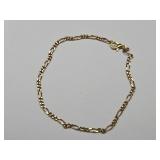 Gold Tone Figeroa Link Bracelet