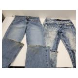 sz 13 Jeans-L.E.I,& Sz 11/12 Rue 21