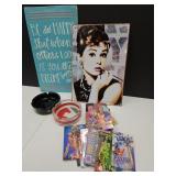 Marvel Cards & Ashtrays, Hepburn Sign +