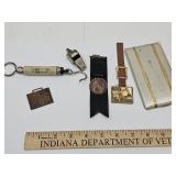 Watch Fobs, Keychain Whistle & Cigarette Case