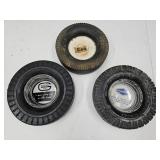 General Tire, Firestone & Good Year Tire Ashtrays