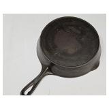 Cast Iron Skillet WAGNER 7" W Fire Ring