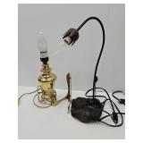 Newer Cast Iron Desk Lamp +