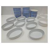 Lot Of Soup Bwols, Corning & Mulino Potato Dishes