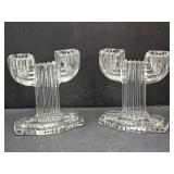 Anchor Hocking Cactus Queen Mary Candleholders4.5h