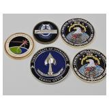 Collection of CIA, Missle Defense, USS KY   Medall