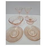 Pink Depression Glassware: Stim Ware +