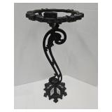 Cast Iron Ashtray  Stand  8 x 21" h