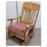 Antique Oak Rocking Chair