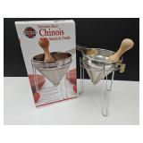 Chinois W Stand & Pestle In Box
