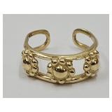 14 K Gold Toe Ring