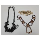 Pretty Costume Jewelry Lot: Bracelets & Necklaces