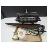 Tabletop Grill, Kitchen Timer & Hand Saws