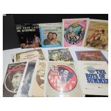 Large Lot OF Video Disc & Records