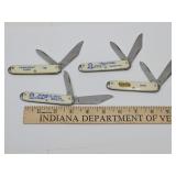 Collection Of Political President Pocket Knives