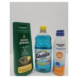 Fabuloso, Sunscreen 30 SPF, & 5-1 Irish Spring