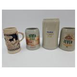 4 Germany Beer Steins