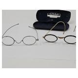 2 Vintage Pair Of  Eye Glasses