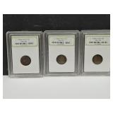 3 Indian Head Penny Coins, See Dates