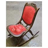Antique Folding Rocking Chair