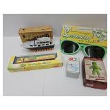 New Toys in Boxes: Yacht, Big Sunglasses +