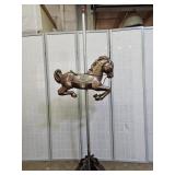 VTG Wonder Horse Carousel  with Pole 74" h