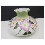 Vintage Hand Painted Milk Glass Lamp Shade See SZ